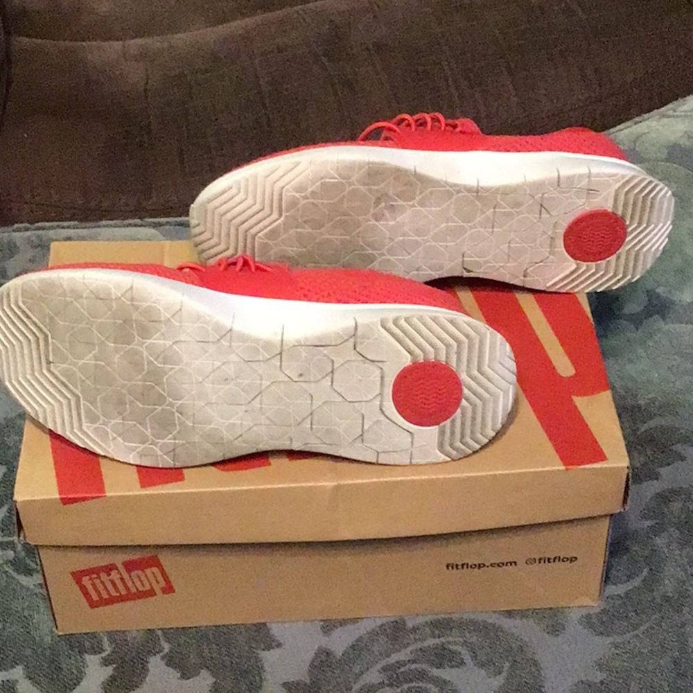 AIRMESH LACE UP PASSION RED SNEAKERS - Picture 8 of 10